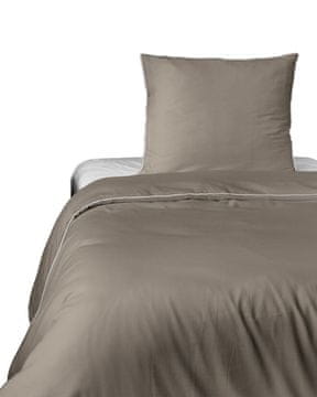 Detexpol Pošelj Pure od mako satina od pamuka 140x200 c., bež taupe premium