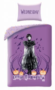 Halantex Poštelja od pamuka 140x200 Wednesday Addams, obitelj Addams