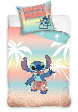 Carbotex Posteljina za mlade 140x220 Lilo i Stitch, pamučna