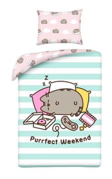 Halantex Pamučna posteljina 160x200 Pusheen mačić za djecu