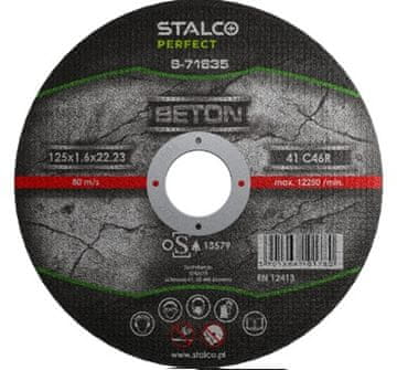 STALCO Ravni betonski štit 115x1,6 PERFECT