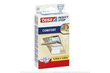 Tesa Mreža za insekte Insect screen for roof windows, 1.2 x 1.4 m, white, COMFORT