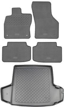 Skoda Octavia III 5E kombi (5 vrata) od 05.2013-05.2020. Set - gumeni podmetači za automobil + tepih za prtljažnik