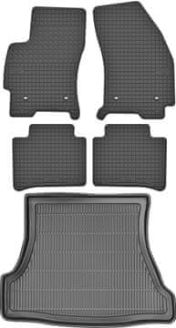 Ford Mondeo MK3 Hatchback / Sedan od 2000. do 2008. KOMPLET - gumeni tepisi za automobil + tepih za prtljažnik