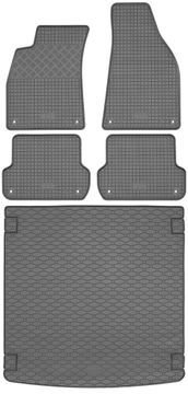 Audi A4 B6 B7 Avant / Karavan od 11.2001-03.2008. Komplet - gumeni podmetači za automobil + tepih za prtljažnik