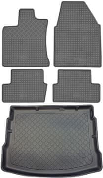 Nissan Qashqai SUV (5 vrata) od 02.2007. do 01.2014. Komplet - gumene podnice za automobil + mat za prtljažnik