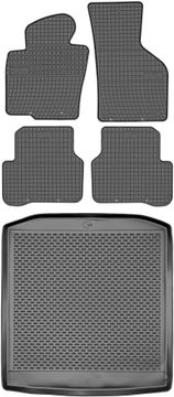 Volkswagen Passat B6 Sedan od 2005-2009. Set - gumeni podmetači za automobil + prostirka za prtljažnik