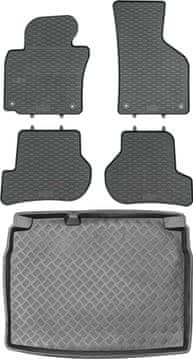 Volkswagen Golf V Hatchback od 2003.-2009. Komplet - gumeni podmetači za automobil + prostirka za prtljažnik