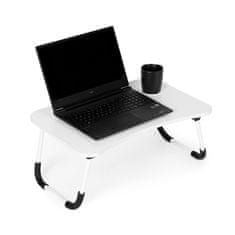 Northix Sklopivi stol za laptop, 60x40 cm, bijeli