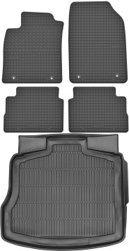 Opel Vectra C Hatchback / Sedan od 2002-2008. Set - gumeni podmetači za automobil + prostirka za prtljažnik