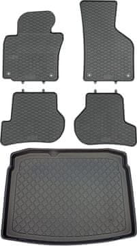 Volkswagen Golf V Hatchback od 10.2003. do 2008. Set - gumene prostirke za automobil + mata za prtljažnik