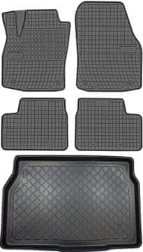 Opel Astra III H Hatchback od 2004. do 09.2009. set - gumeni podmetači za automobil + tepih za prtljažnik