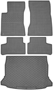 Mercedes A-Klasa W177 Hatchback od 05.2018. SET - gumene prostirke za automobil + prostirka za prtljažnik
