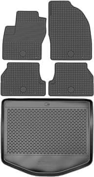 Ford C-Max II Minivan FL 5 osoba od 2015-2019. Set - gumeni podmetači za automobil + tepih za prtljažnik