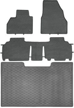 Mercedes Citan I W415 VAN od 10.2011-08.2012r. ZESTAW - dywaniki gumowe za samochod + mata za prtljažnik