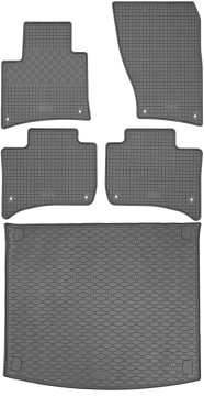 Volkswagen Touareg SUV od 02.2010.-03.2018r. ZESTAW - gumene prostirke za automobil + mata za prtljažnik