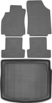Renault Megane III karavan od 2009-2016. Komplet - gumeni podmetači za automobil + podloga za prtljažnik
