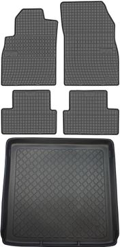 Opel Astra IV J karavan od 09.2010-03.2016. Set - gumeni tepisi za automobil + prostirka za prtljažnik