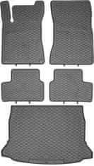 Mercedes A-Klasa W177 Hatchback od 05.2018r. set - gumeni podmetači za automobil + tepih za prtljažnik