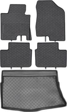 Kia Ceed II hatchback od 2012-2018r. KOMPLET - gumene prostirke za automobil + prostirka za prtljažnik