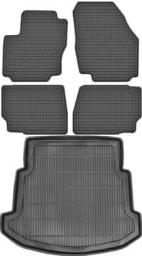 Ford MK4 Mondeo hatchback od 2008-2014. Komplet - gumene prostirke za prtljažnik + podnica za gepek
