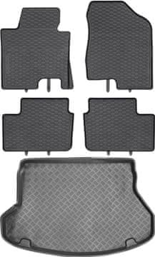 Hyundai i30 II karavan od 2012-2016. komplet - gumeni podlošci za automobil + prostirka za prtljažnik