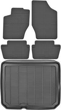Citroen C4 Hatchback od 2010-2017. Komplet - gumeni podmetači za automobil + prostirka za prtljažnik