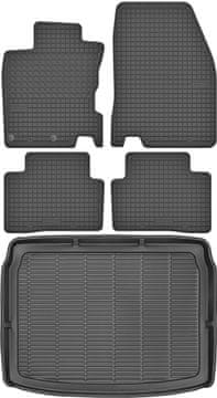 Nissan Qashqai II crossover od 2014. ZESTAW - podloge od gume za automobil + prostirka za prtljažnik