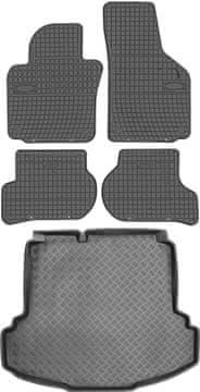 Volkswagen Jetta V Sedan od 2005.-2011. ZESTAW - gumene prostirke za automobil + tepih za prtljažnik