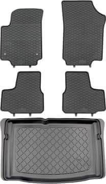 Seat Mii Hatchback od 12.2011.-2019. SET - gumene autotepisi + prostirka za prtljažnik