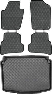 Seat Ibiza IV Hatchback od 2008-2017. Set - gumeni podmetači za automobil + podloga za prtljažnik