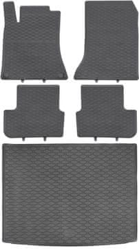 Mercedes GLA crossover od 03.2014.-11.2019. SET - gumene prostirke za automobil + tepih za gepek
