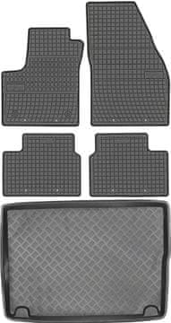 Opel Meriva B minivan od 2010-2014. Set - gumirani tepisi za automobil i prostirka za prtljažnik