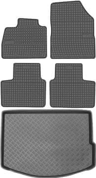 Renault Scenic IV minivan od 2016. Set - gumene prostirke za automobil + prostirka za prtljažnik