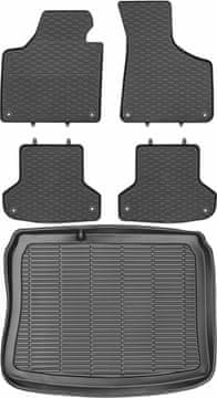 Audi A3 II 8P Sportback od 2003-2013. Komplet - gumeni tepisi za automobil + tepih za prtljažnik