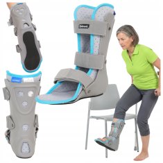Orteza skočnog zgloba i stopala stabilizator tipa walker, ortopedska cipela FIT4MED, lijeva, M