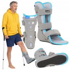 Orteza skočnog zgloba i stopala stabilizator tipa walker, ortopedska cipela FIT4MED, lijeva, M