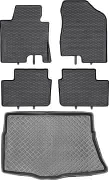 Hyundai i30 II Hatchback od 2012.-2016. Set gumenih tepiha za automobil + podloga za prtljažnik