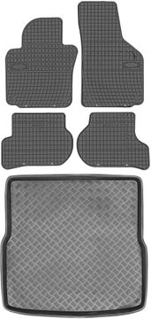 Volkswagen Golf VI Kombi od 2008-2013. set gumenih tepiha za automobil i podloge za prtljažnik
