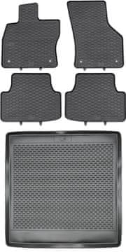 Skoda Octavia III Kombi od 2013-2019. Set - gumeni podlošci za automobil + tepih za prtljažnik