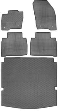 Ford Galaxy II Minivan od 09.2015. Komplet - gumeni podmeta za automobil + tepih za prtljažnik
