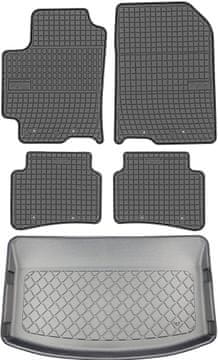 Kia Rio IV YB Hatchback od 09.2020r. Set – gumeni tepisi za automobil + tepih za prtljažnik