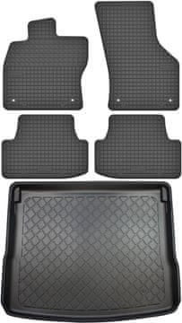 Seat Ateca SUV od 09.2016. Set - gumene prostirke za automobil + prostirka za prtljažnik