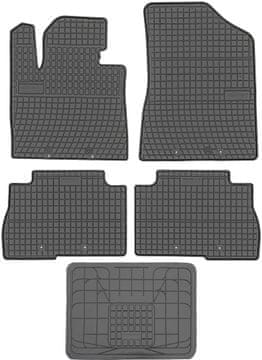 Dywaniki Frogum ET0434 + osłona 542742 - Hyundai Santa Fe III 2012-2015 bez stoperów