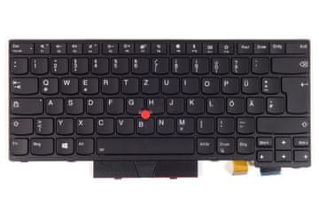 Tradebit tipkovnica za lenovo thinkpad, njemačka de qwertz, potpuna kompatibilnost, visokokvalitetni materijali, led backlight osvjetljenje, modeli: t470 t480