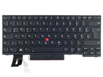 Tipkovnica za Lenovo ThinkBoard s njemačkim DE QWERTZ rasporedom i led podsvjetlom, modeli: t480s t490 t495 l490