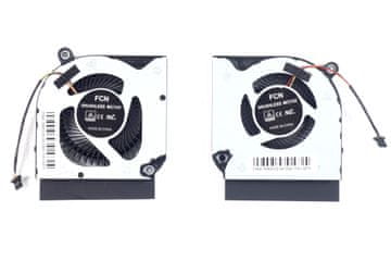Ventilator za Acer Nitro AN515-45 AN515-55 AN515-56 AN515-57 N20C1 CPU i GPU, kompletni set desni i lijevi