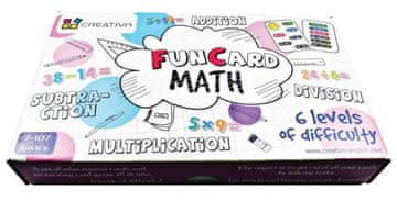Matematika fun card math dodavanje, oduzimanje, množenje, dijeljenje creativo