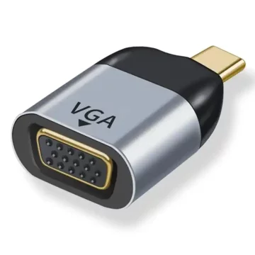 Adapter usb-c 3.1 do vga d-sub fullhd 1080p 60hz tip c konverter prijelaznica