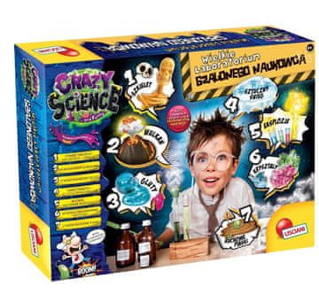 Lisciani Crazy science veliki laboratorij ludog znanstvenika 7w1 68654 lisciani
